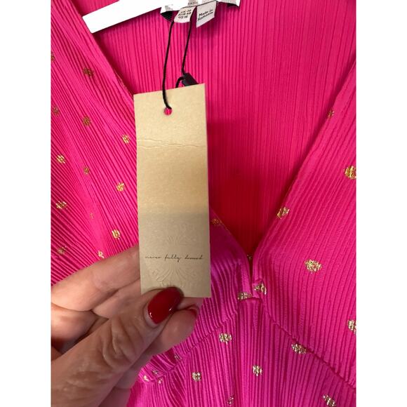 NWT Never Fully Dressed Pink Plisse Emma Dress - Size 20 - Picture 12 of 16
